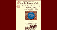 Desktop Screenshot of jacktheripperwalk.com