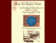 Tablet Screenshot of jacktheripperwalk.com
